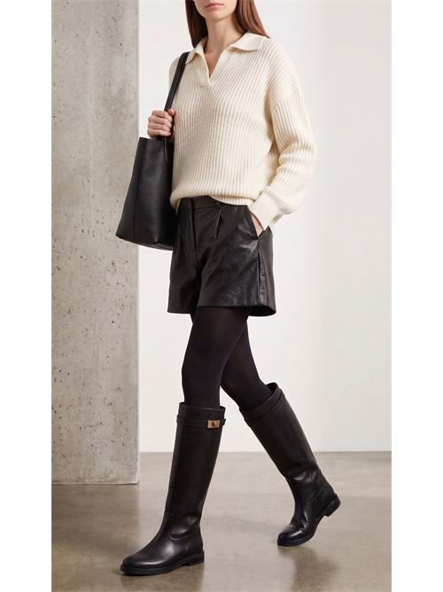Damenstiefel mit Schnalle IL LACCIO | GS5537341VITELLONERO